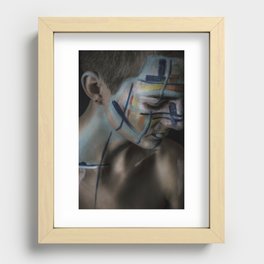 Face Paint Recessed Framed Print