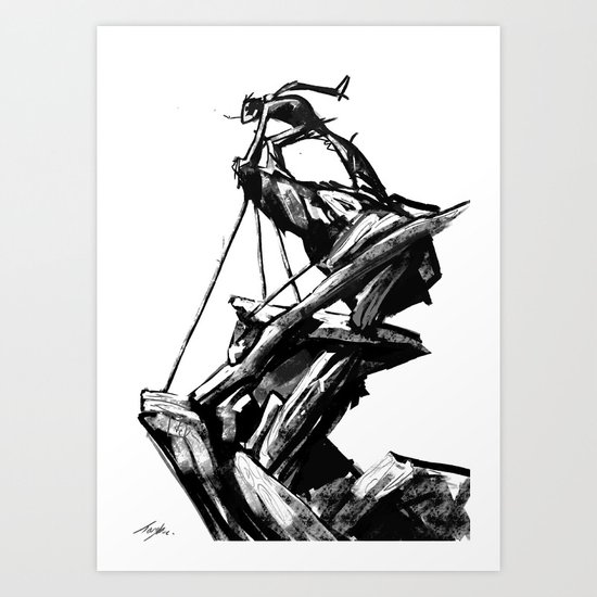 Rock Art Print