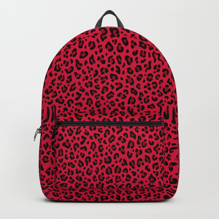 RED LEOPARD PRINT Cherry Red Collection Punk Rock Animal