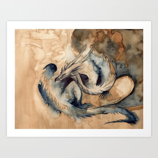 PAYNE'S DRAGON Art Print