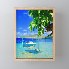 Tahiti Framed Mini Art Print