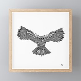 Geo-Owl Framed Mini Art Print