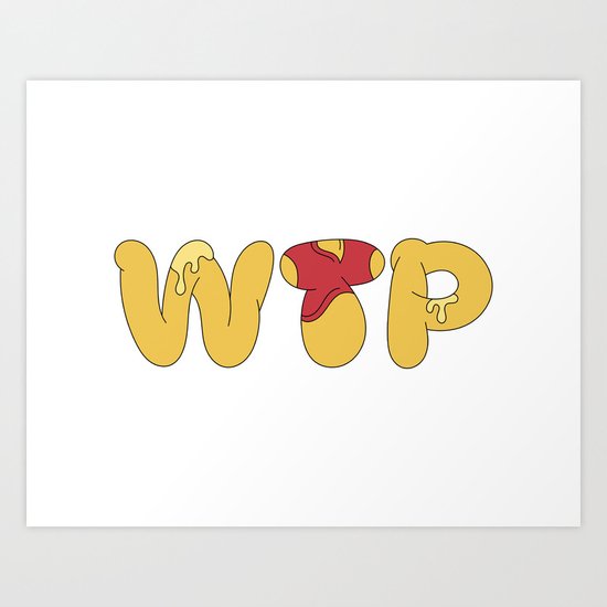 Pooh Art Print