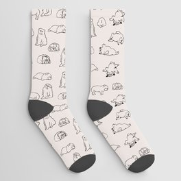 More Sleep English Bulldog Socks