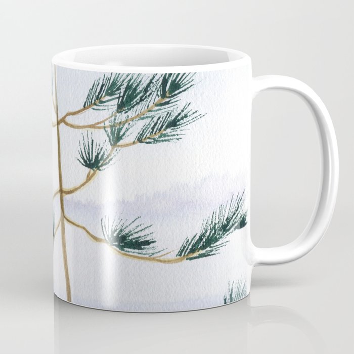 Lone White Pine Tree Coffee Mug