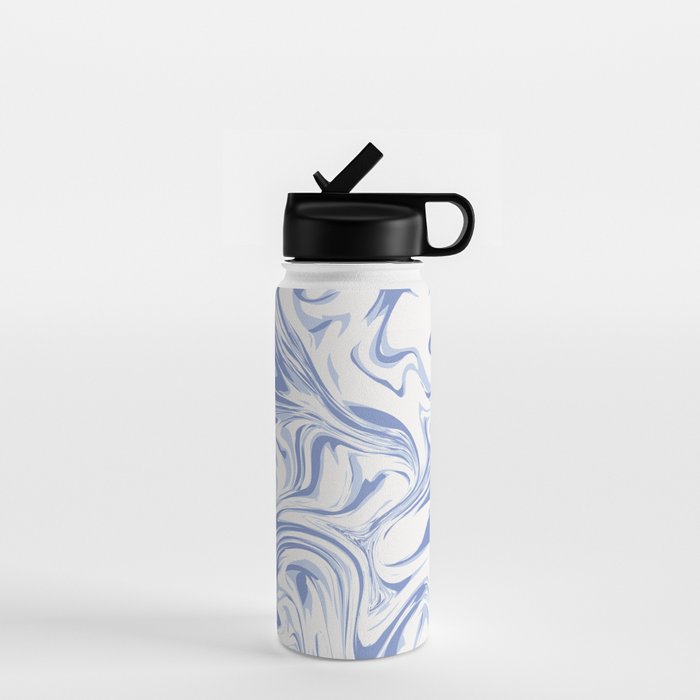 Elegant Marble Swirls Slim Water Bottle  Swirls, Slim water bottle,  Organic design