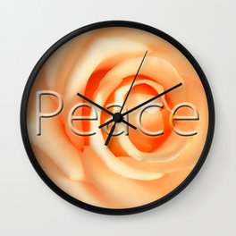 Peace ... Wall Clock