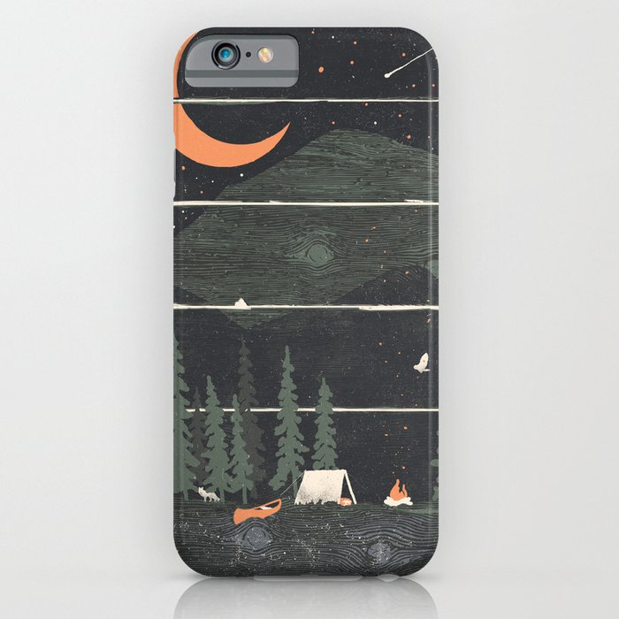 wish i was camping... iphone case