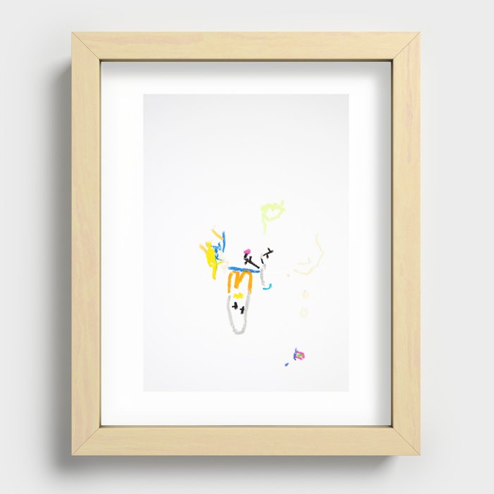 Shapes III Recessed Framed Print