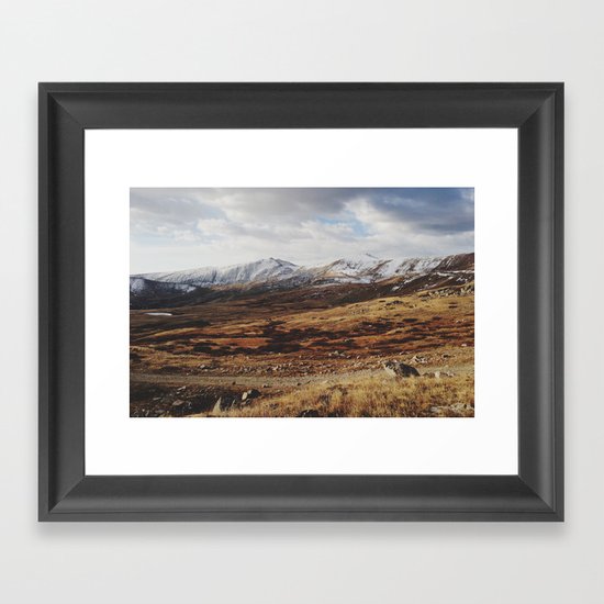 Mosquito Pass Rocky Mountains Framed Art Print