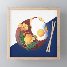 bon appetit Framed Mini Art Print