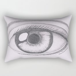 Keep your eyes open and see.... Rectangular Pillow