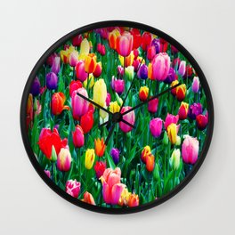 Tulips 1 Wall Clock