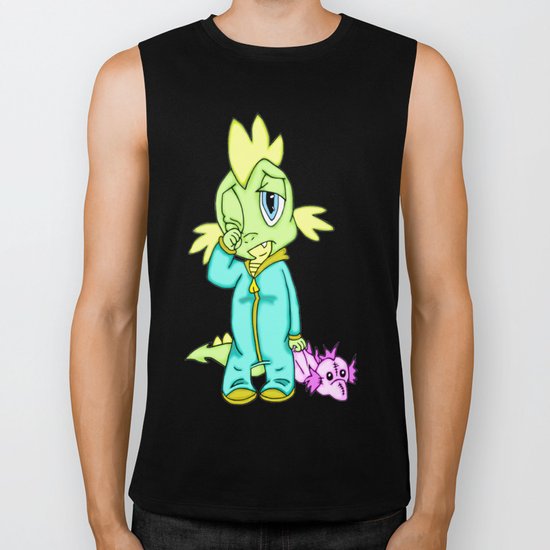 Sleepy Baby Dino Biker Tank
