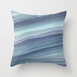 infinite ocean waves Throw Pillow
