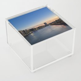 Milwaukee River at Sunset Acrylic Box