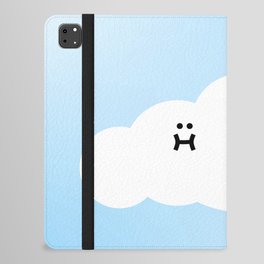 Cute Cloud Cartoon iPad Folio Case