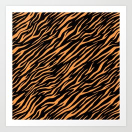 Zebra 03 Art Print