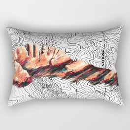 Horsetooth Rock  Rectangular Pillow
