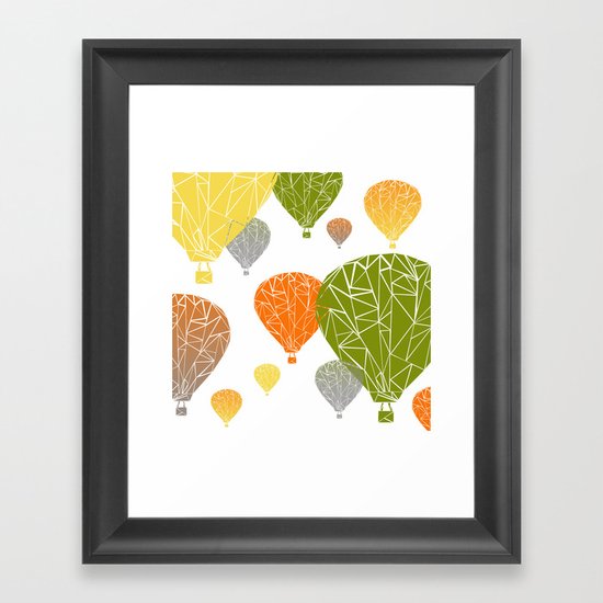 BALLOONS Framed Art Print