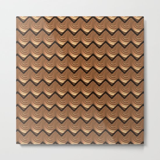 Chocolate Frosting Metal Print