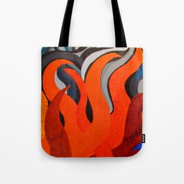 Battle of the Elements: Fire Tote Bag