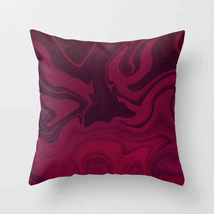 Dark top burgundy pillows
