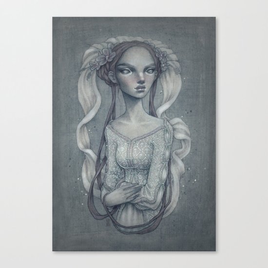White Wedding Canvas Print