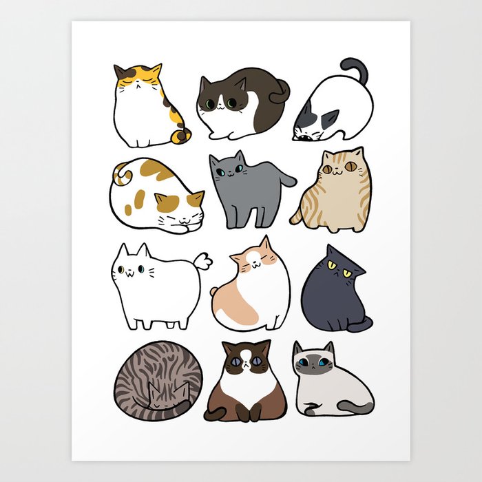 Cats Cats Cats Kunstdrucke Cats Cats Cats Kunstdrucke