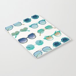 Sunglasses Collection – Turquoise & Navy Palette Notebook