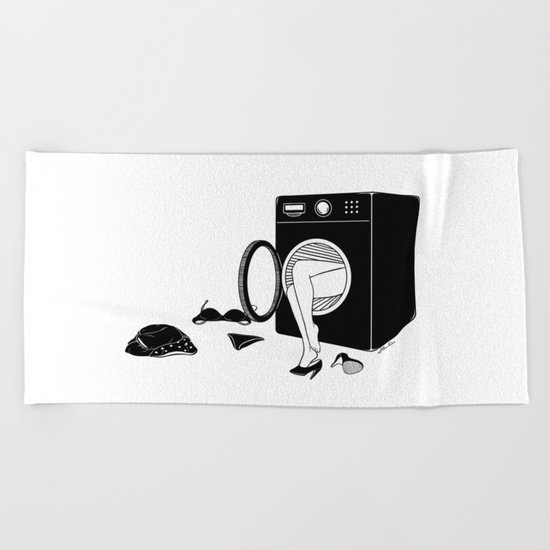 Washing Bad Memories Beach Towel