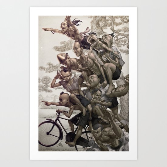 Ten Brothers Art Print