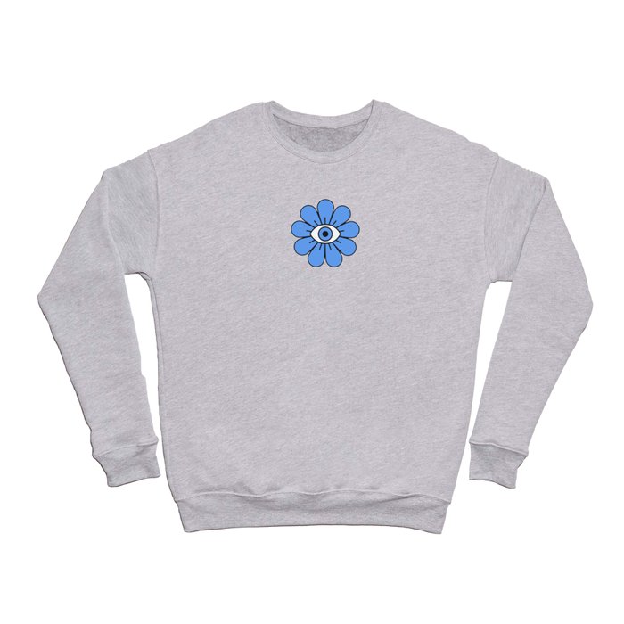 Surreal flower eye Crewneck Sweatshirt