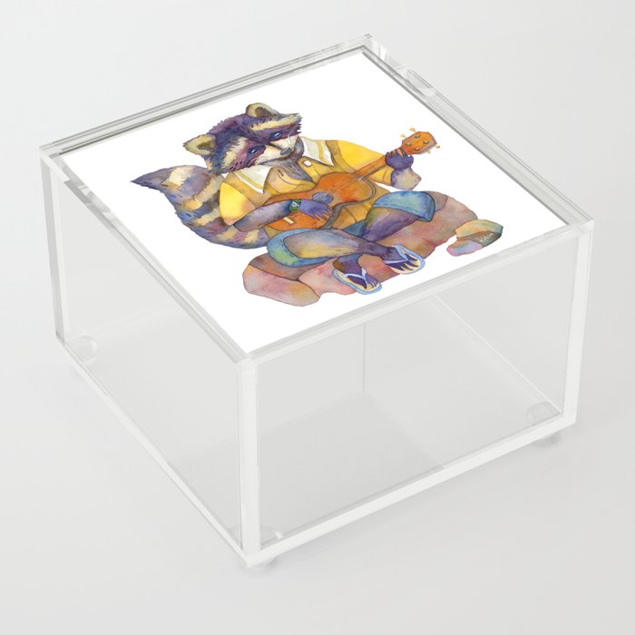 The Ukulele Player Acrylic Box