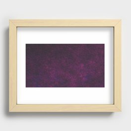Grunge dark purple Recessed Framed Print