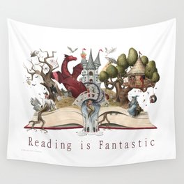 Reading is Fantastic Wall Tapestry