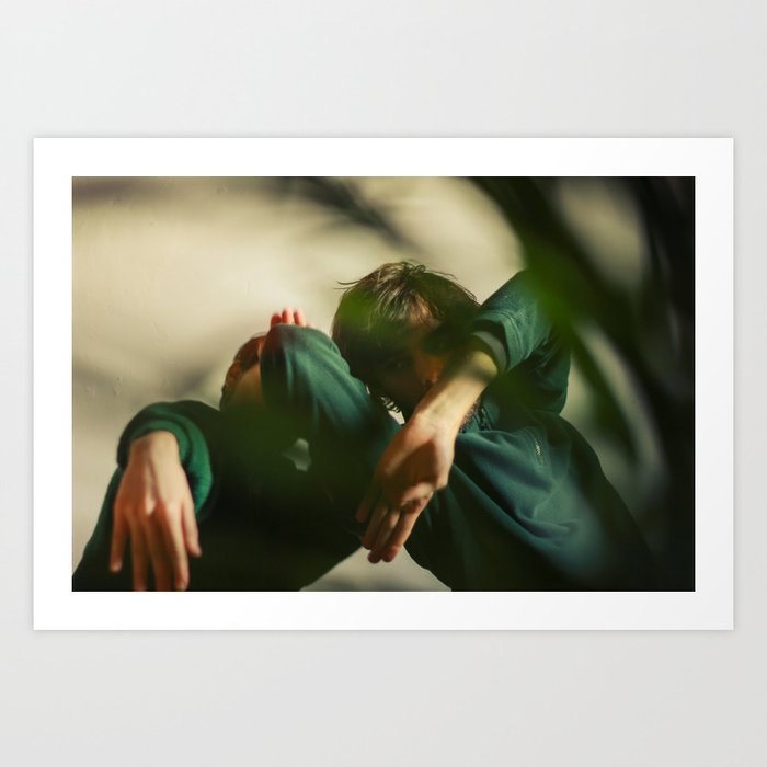 3 Dancing People Dance Shadows Hands And Plants Blurred Photography Artistic Forest Yoga Art Print By Lazarev Society6
