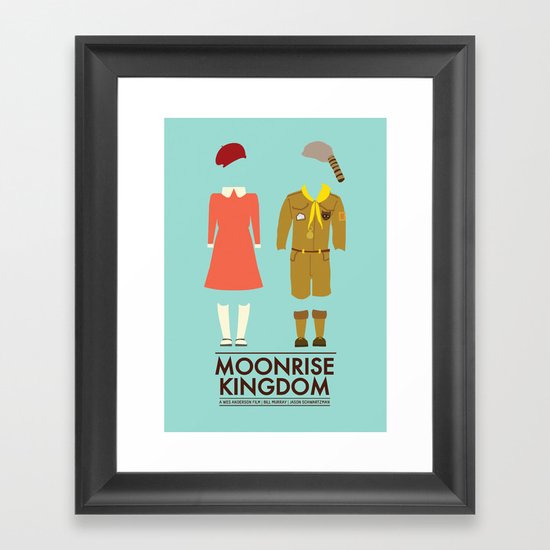 Moonrise Kingdom Poster Framed Art Print