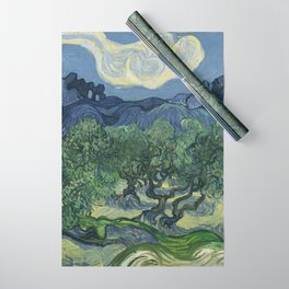 Vincent van Gogh - Olive Trees in a Mountainous Landscape Wrapping Paper