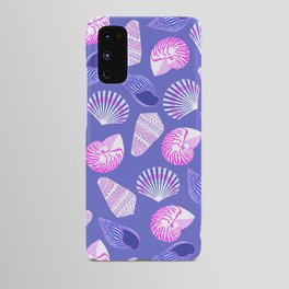 Mix Purple and Pink Shell Pattern on Purple Background  Android Case