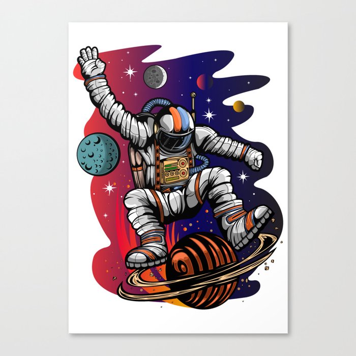 Space Ride Canvas Print