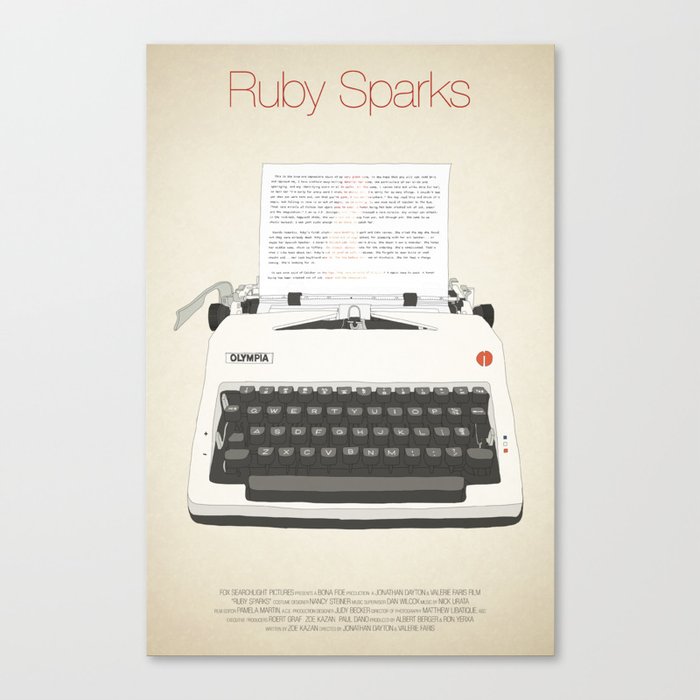Ruby Sparks Canvas Print