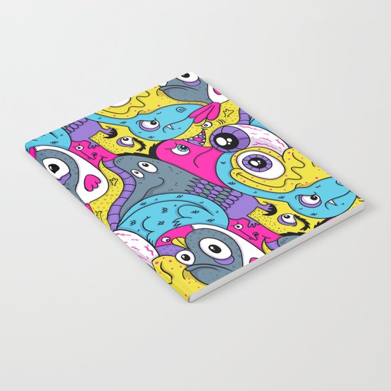 Idiot Bird Pattern Notebook