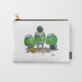 Pea Cons Carry-All Pouch | Nature, Vegetable, Pecan, Painting, Cons, Nut, Prisoner, Watercolor, Curated, Food 