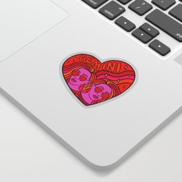 Gemini Valentine Sticker