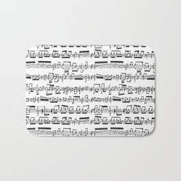 Sheet Music Bath Mat | Classical, Mug, Musicalnotes, Duvet, Music, Sheetmusic, Quartet, Symphony, Bandmusic, Graphicdesign 