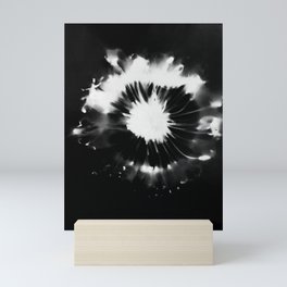 Abstract Flower Head Photogram Mini Art Print