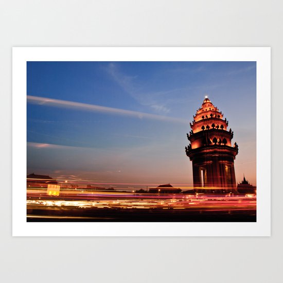 the monument revisited Art Print