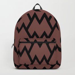 Black and Dark Red Tessellation Line Pattern 18 Pairs DE 2022 Popular Color Revival Red DET441 Backpack