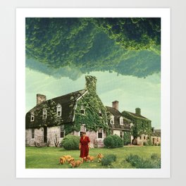 Who Let The Dogs Out? Art Print